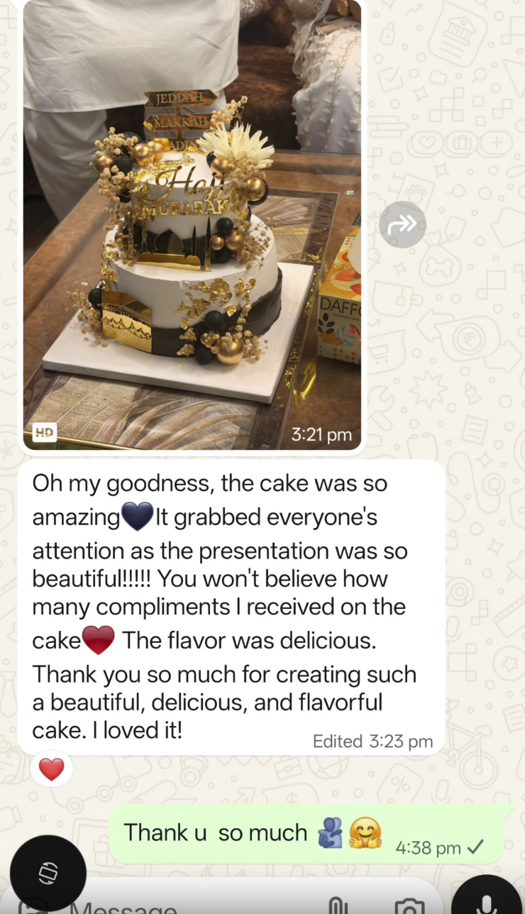 Customer thank you chat message review screenshot 5